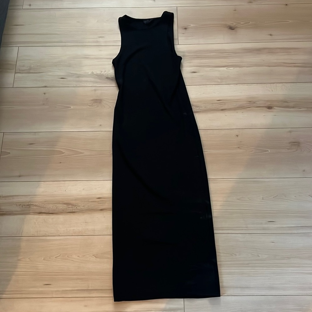 Top shop black, midi dress